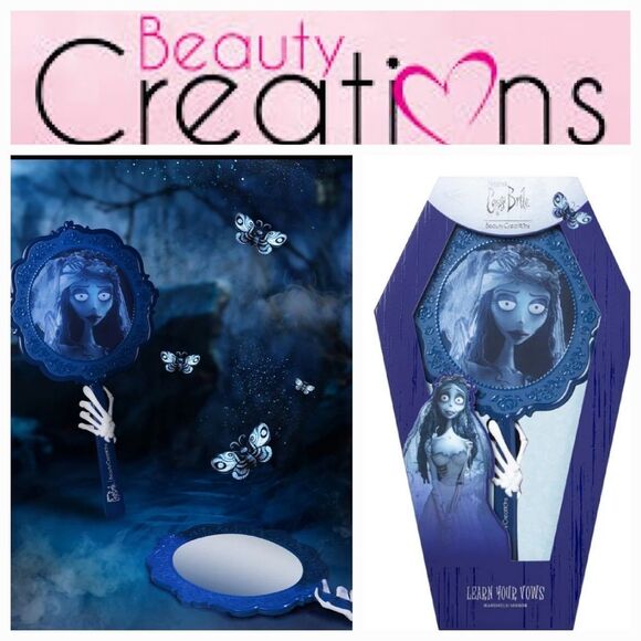 Beauty Creations X Corpse Bride Leatn Your Vows Handheld Mirror - Picture 1 of 8